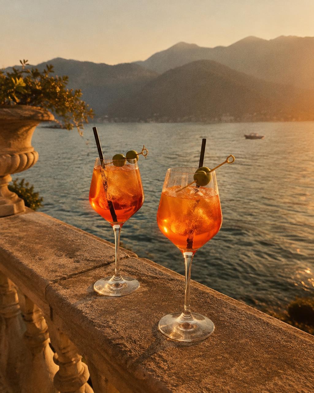Aperitivo by the lake
